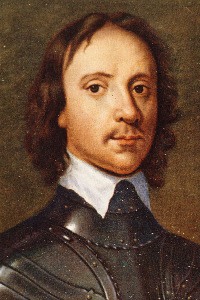 A portrait of Oliver Cromwell