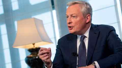 Bruno Le Maire, France’s finance minister